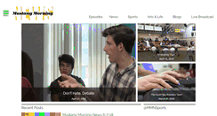Desktop Screenshot of mustangmorningnews.com